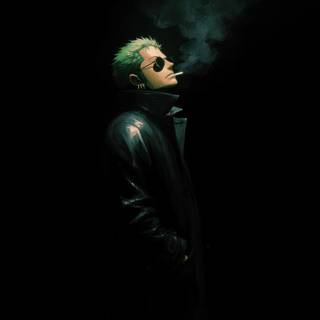 Roronoa Zoro Smoking
