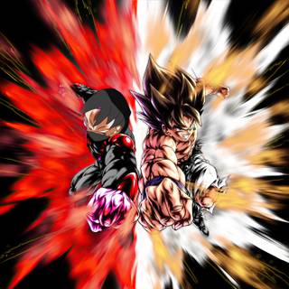 Son Goku And Goku Black