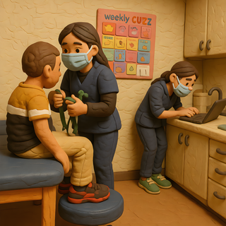 At the doctor 