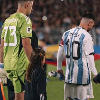 Messi and Martinez 