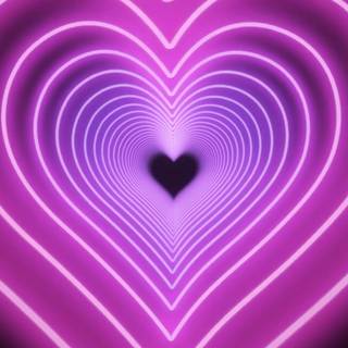 heart illusion desktop