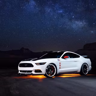 Ford Mustang S550 American Car Starry Sky