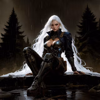 Beautiful Woman Cyborg