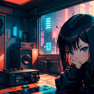 Moody Anime Girl