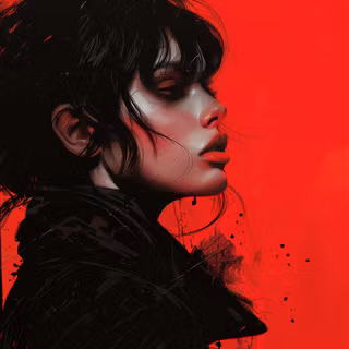 Girl Dark Art