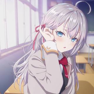 Alya sometimes Hides her  Feeling in Russian  classroom 