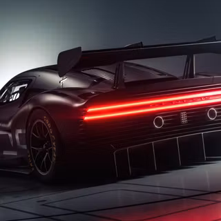 Genesis Magma GT3 Concept Racing Car Rear View