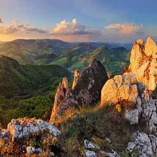 Mountain Landscape Sunset