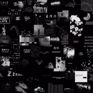 All Black Desktop Wallpaper