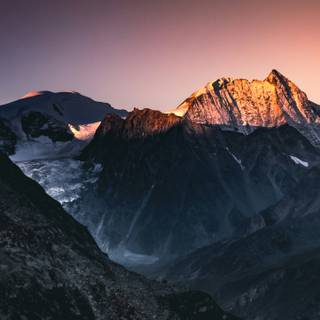 Peak Mountain Sunset
