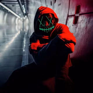 Anonymous Maskman On The Street