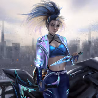 Kda Akali Biker