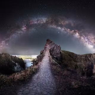 Pedra Rija Under The Milky Way