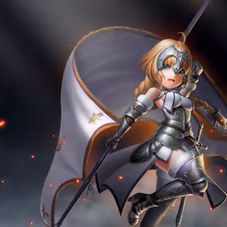 Woman Warrior Little Girl Fate Grand Order Artwork