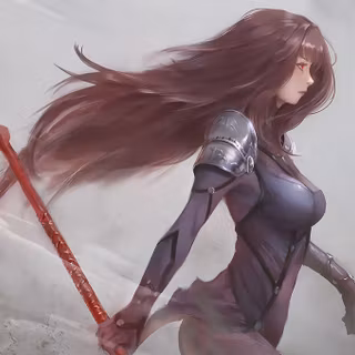 Scathach Fate Grand Order Artwork