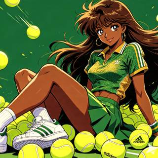 Tennis Anime Girl
