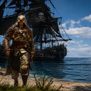 Assassin's Creed Black Flag Dark Themed - Resynced - wallpaper Enhanced 1