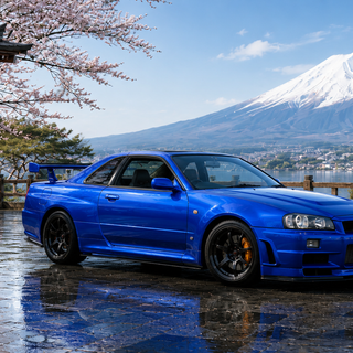 Nissan GT--R R34 Japan Settings - WALLPAPER HD 4K ENHANCED