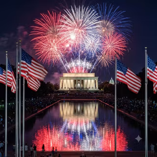 Happy 4th of July (Lincoln Memorial)