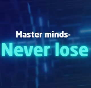 "Master minds, never lose" Motivational wallpapers