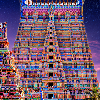 Srirangam ranganatha swamy temple Gopuram 