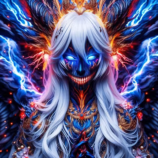 'Crystal Black Anime Girl'