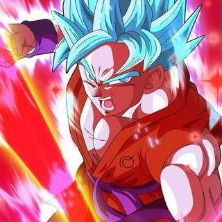 Goku super Saiyan Blue Kaioken x's 20 wallpaper from the universe 6 vs universe 7 fight