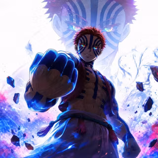 Akaza The Pink Haired Demon Of War