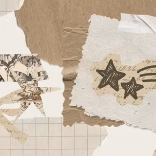"Aesthetic" Scrap book wallpapaers