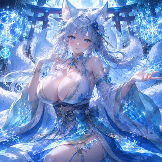 Aqua Anime Girl