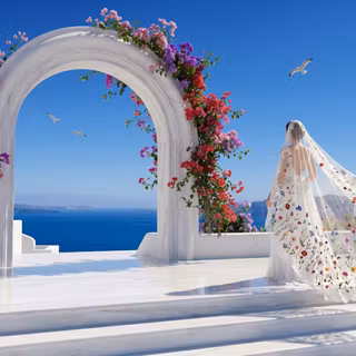 Mediterranean Summer Wedding In Greece
