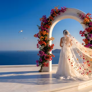A Dreamlike Wedding In Greece