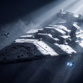 An Abandoned Star Destroyer