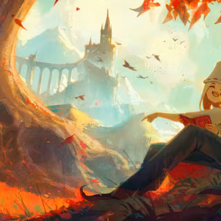 Fantasy Romance Reading Tree Castle