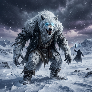 Arctic Wolf Spell on Intruder