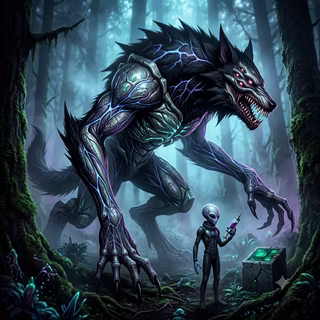 Alien Black Wolf
