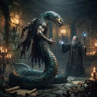 Snake Spell on Intruder
