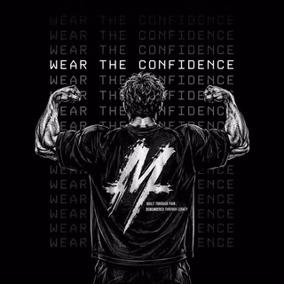 Wear The Confidence | MECATHECT Comic Style 4K Phone Wallpaper