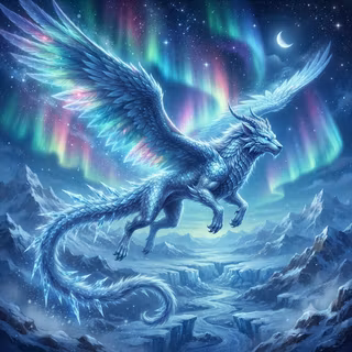 Arctic Wolf Dragon