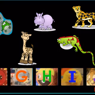 Sunnie’s Big Letters F to J