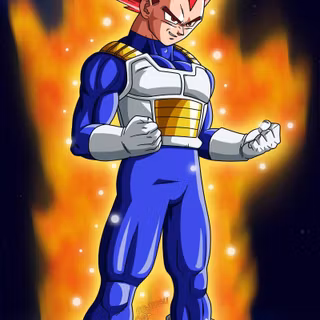 Vegeta super saiyan  God  from  Dragon ball super  wallpaper