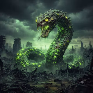 Nuclear Radioactive Snake