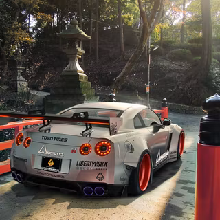 Nissan GT-R modificat 
