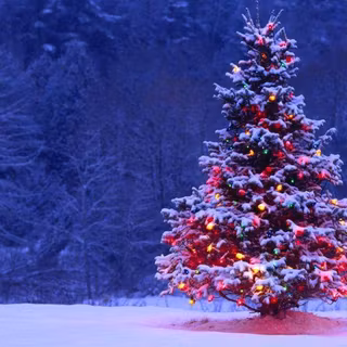 Outdoor Christmas Tree