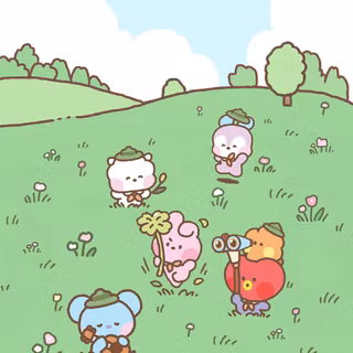 BT21 spring wallpaper - iphone