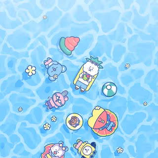Bt21 Summer Wallpaper - iphone