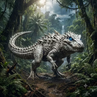 White Alligatorsaur (White Alligator)