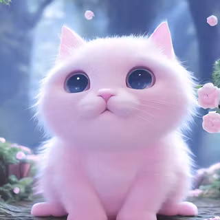 Cute cat forest