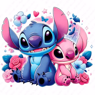 Stitch and angel