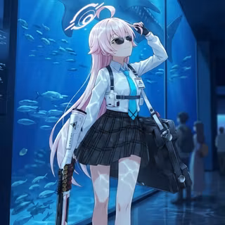 Hoshino At The Aquarium